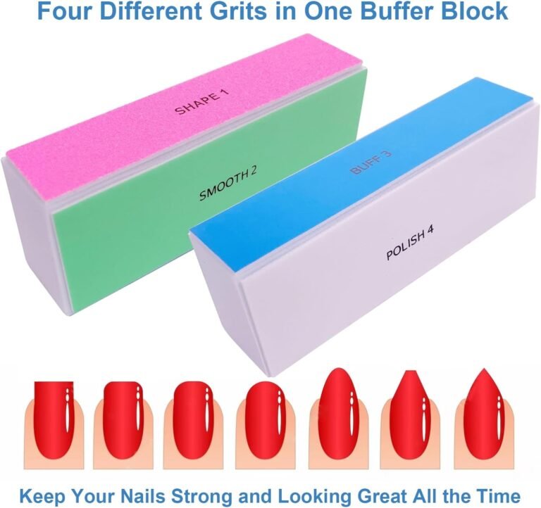 4 Way Nail Buffer Block